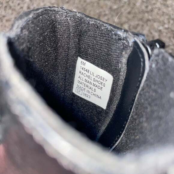 Rachel Shoes Lil Josey Toddler Girls Heart Buckle Quilted Riding Boots - Picture 3 of 4